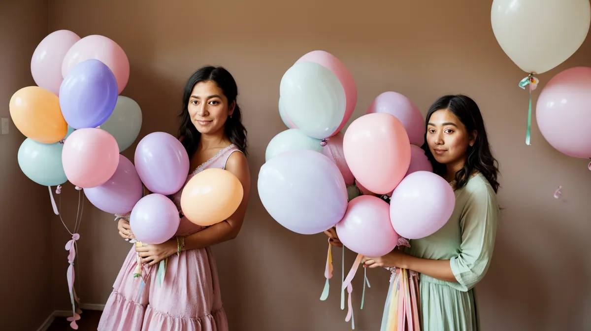 Pesas para globos de helio elegidas según el tamaño del arreglo, ideal para bouquet y decoración de fiestas