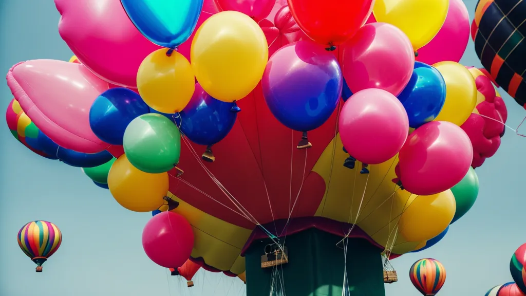 Base de globos con número gigante ocultando la pesa de helio, técnica usada en bouquet de globos como negocio