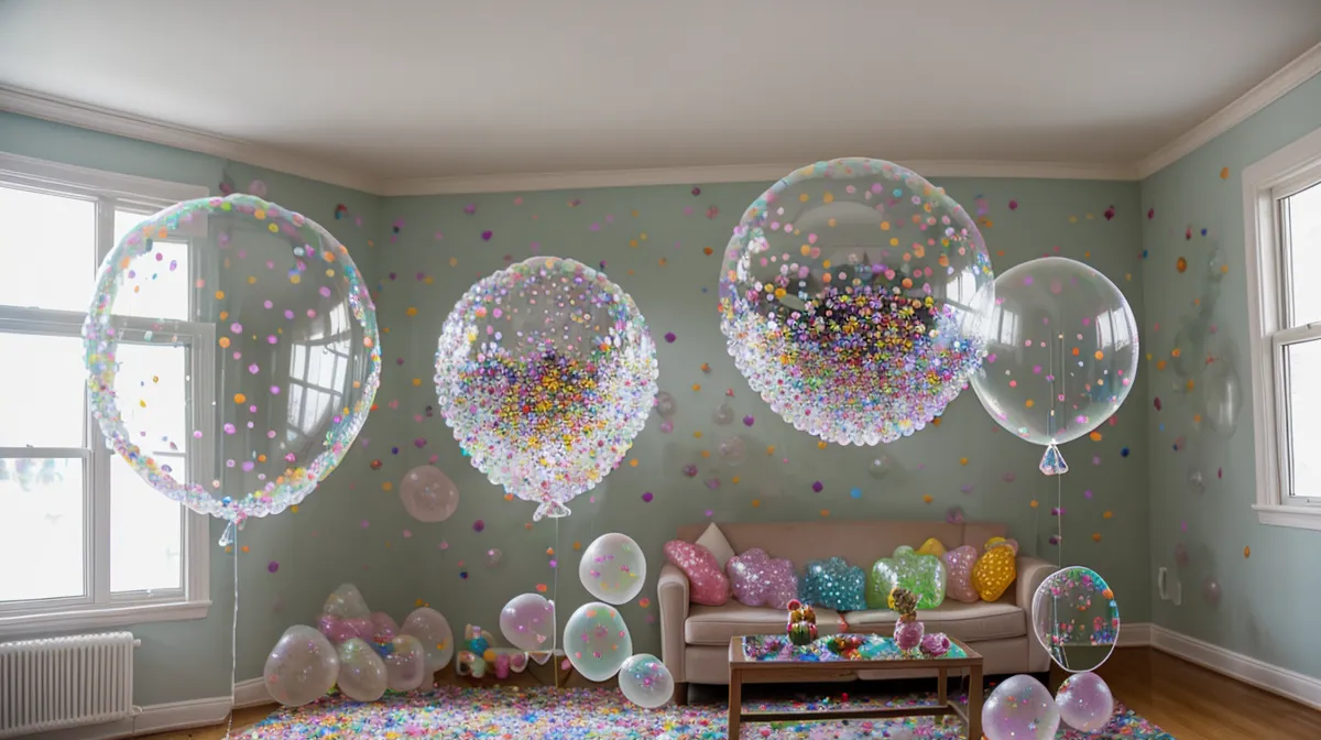 Mejores globos burbuja para ramos que no se opacan rápido