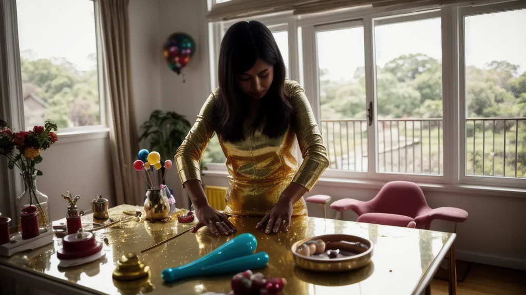 Manos aplicando vinil delgado con nombre personalizado en un globo de helio