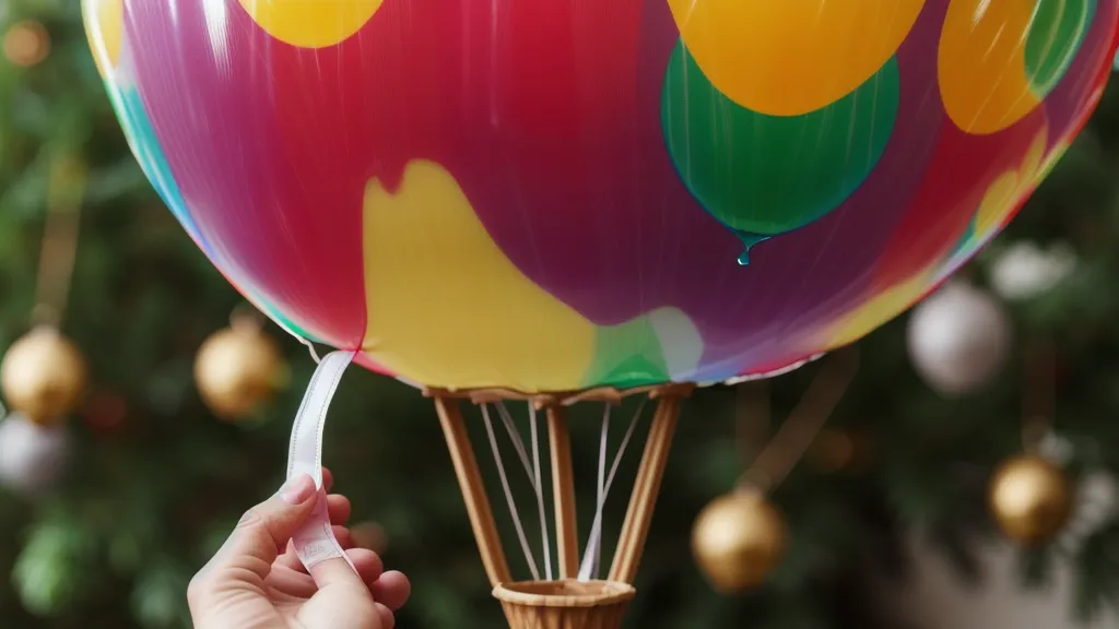 Calibrador de globos manual asegurando el tamaño exacto de un globo R12